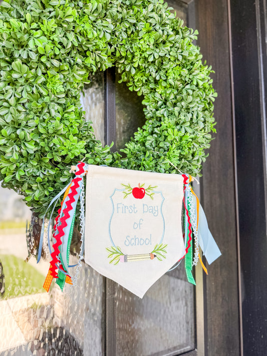 First Day of School Banner & Wand