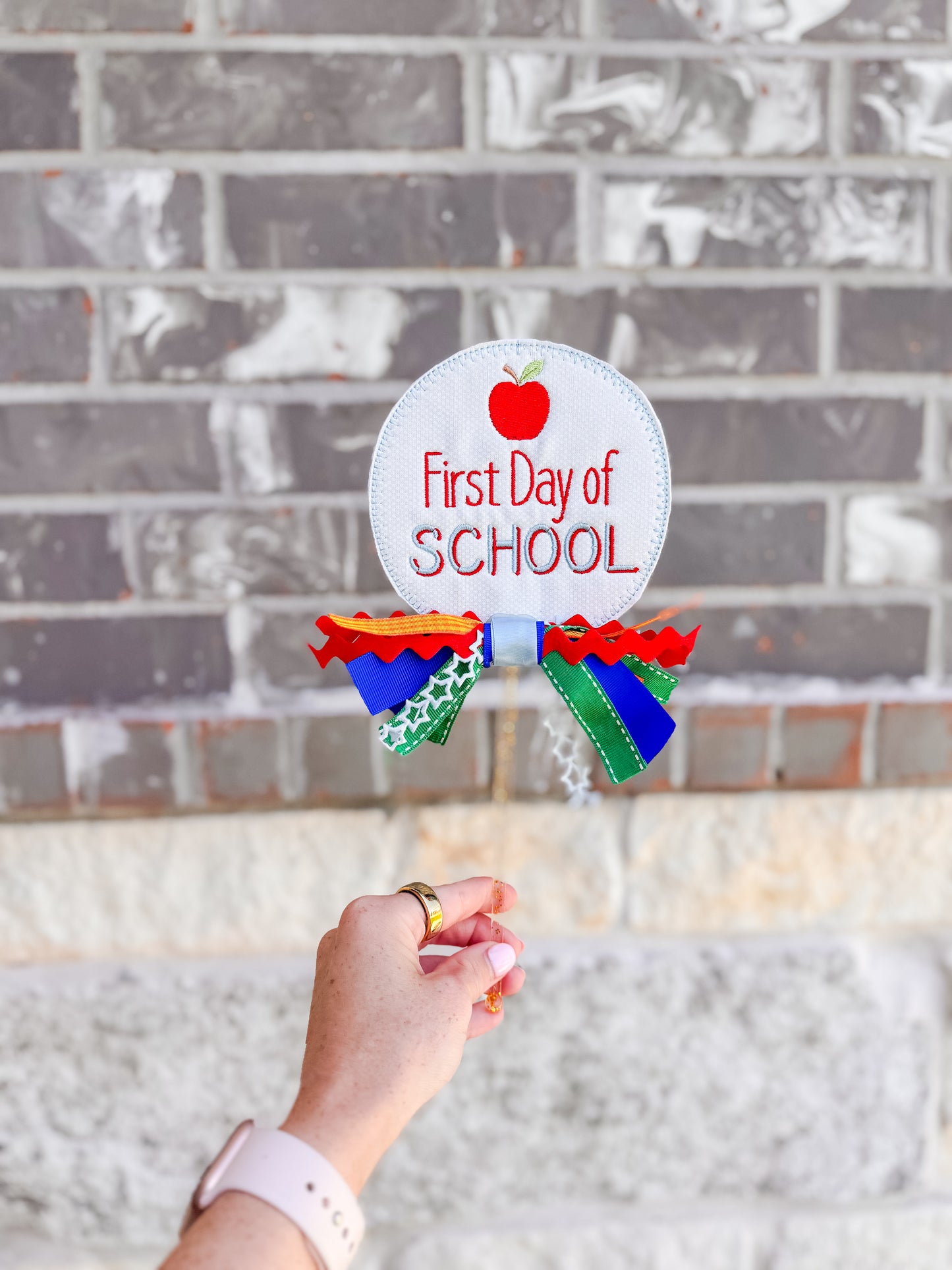 First Day of School Banner & Wand