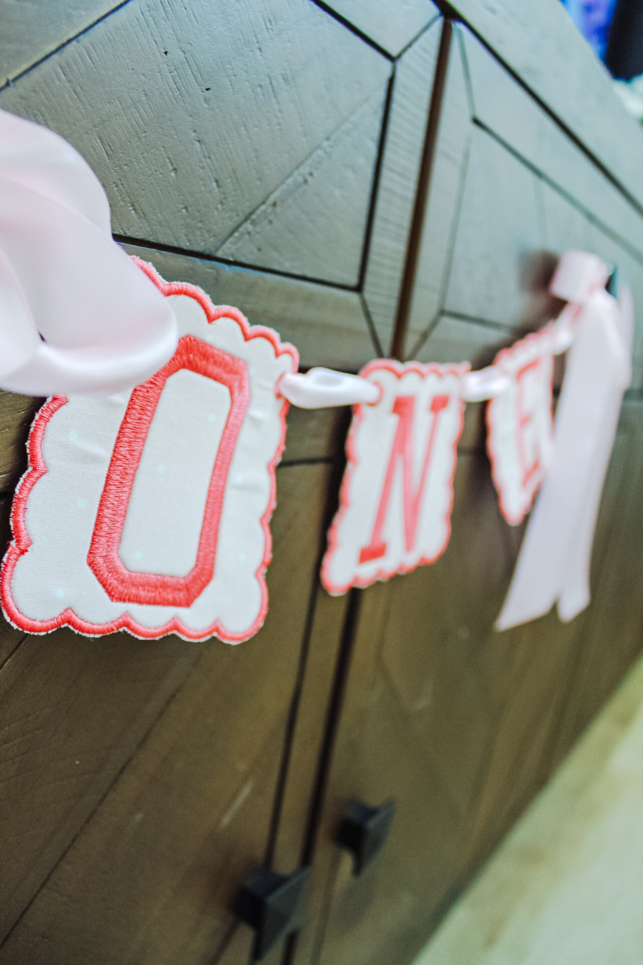 “ONE” Highchair Birthday Banner